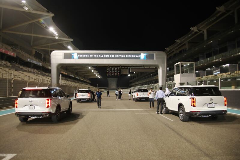 Not your usual Yas Marina Circuit line-up.