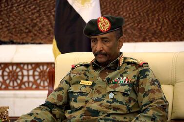 Gen Abdel Fattah Al Burhan after being sworn in as head of Sudan's newly formed sovereign council on August 21, 2019. EPA