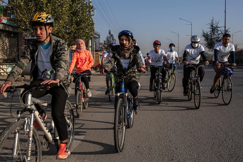 Peace on Wheels hopes to promote young people's participation in the peace process. Activists took to their bikes on Friday morning, cycling about 20 kilometres through Kabul. 
"Young people’s voices aren’t heard in the peace process, but this needs to change," Rashidi said. 