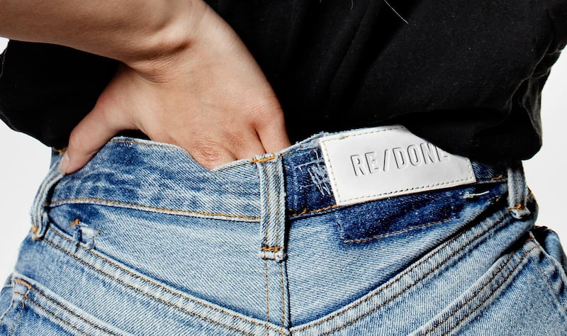 Re/Done produces a luxury collection fashioned entirely from discarded vintage Levi’s. Courtesy Re/Done