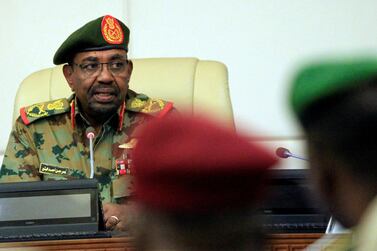 Sudan's President Omar Al Bashir is seen during a swearing in ceremony of new officials after he dissolved the central and state governments in Khartoum. Reuters 