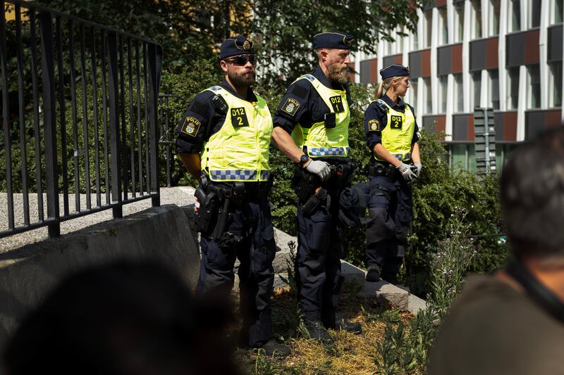 Police in Sweden allowed several Quran burnings to go ahead even as politicians condemned the acts of desecration. Getty Images