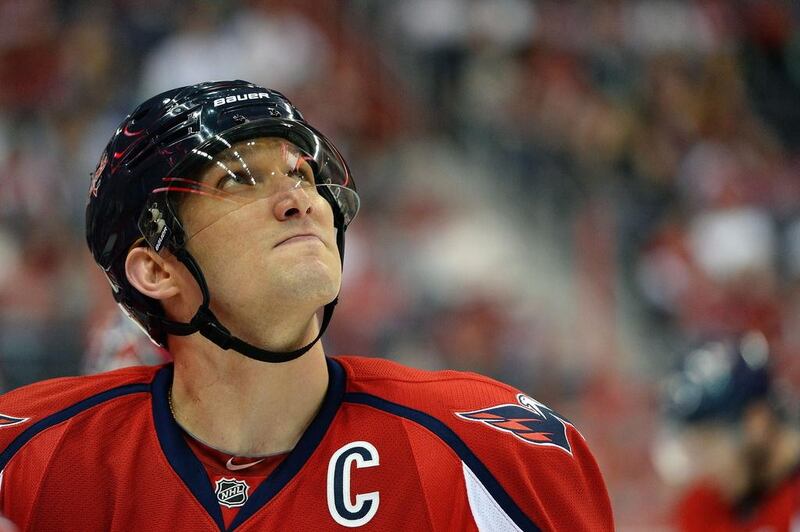 Alexander Ovechkin and the Washington Capitals went 45-26-11 in the NHL regular season to reach the play-offs. Patrick Smith / Getty Images / AFP