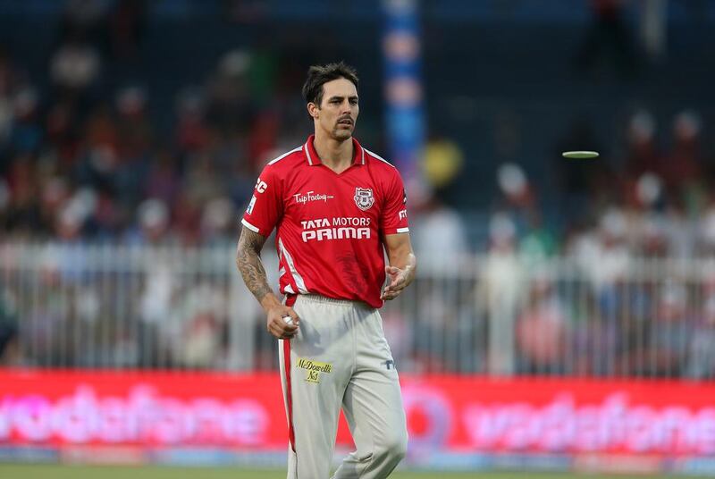 Mitchell Johnson has taken four wickets for 58 runs in Kings XI Punjab's last two matches. Pawan Singh / The National