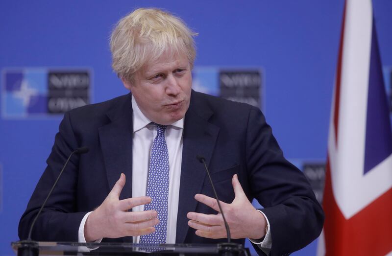 Boris Johnson says Europe should be prepared for 'something absolutely disastrous happening very soon' after crisis talks on Ukraine with Jens Stoltenberg. EPA