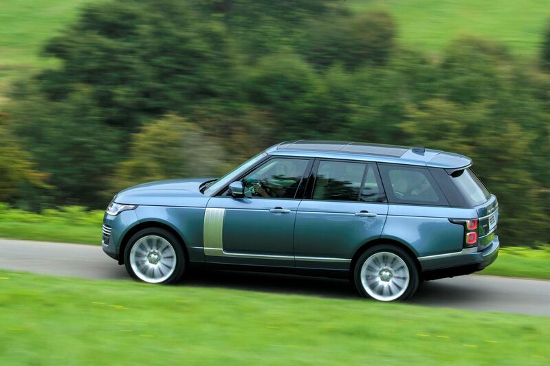 The Range Rover Vogue SE on the move. All photos courtesy Jaguar Land Rover