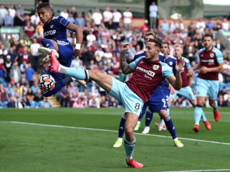 Josh Brownhill 6 - Booked for a sliding tackle to stop Bamford’s run. A long-distance shot in the 59th minute saw Meslier diving after a lay off from Wood, but it was always going wide. Getty