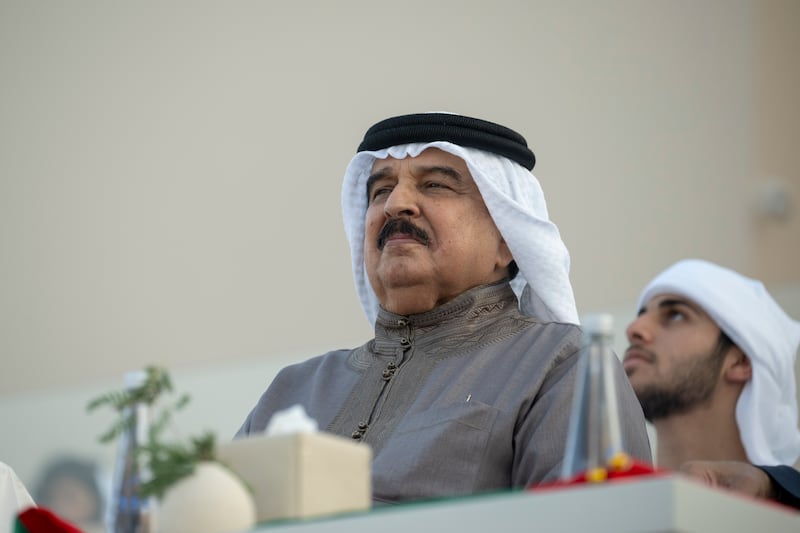 Bahrain's King Hamad attends the Sheikh Zayed Heritage Festival in Abu Dhabi. He has ruled Bahrain since 2002. Photo: UAE Presidential Court
