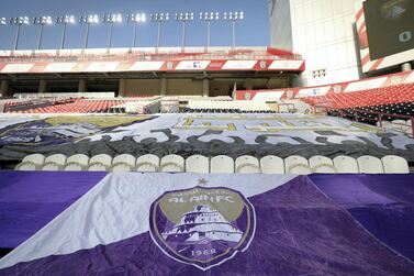 The President's Cup semi-final between Sharjah and Al Ain was played behind closed doors as the UAE FA took precautionary measures. Chris Whiteoak / The National