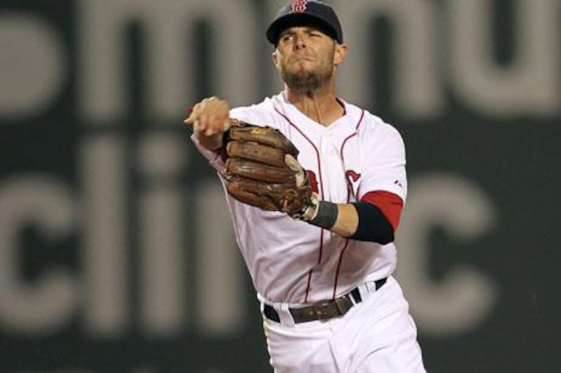 Dustin Pedroia is one of three Boston Red Sox players having MVP seasons in the American League, along with Jacoby Ellsbury and Adrian Gonzalez.
