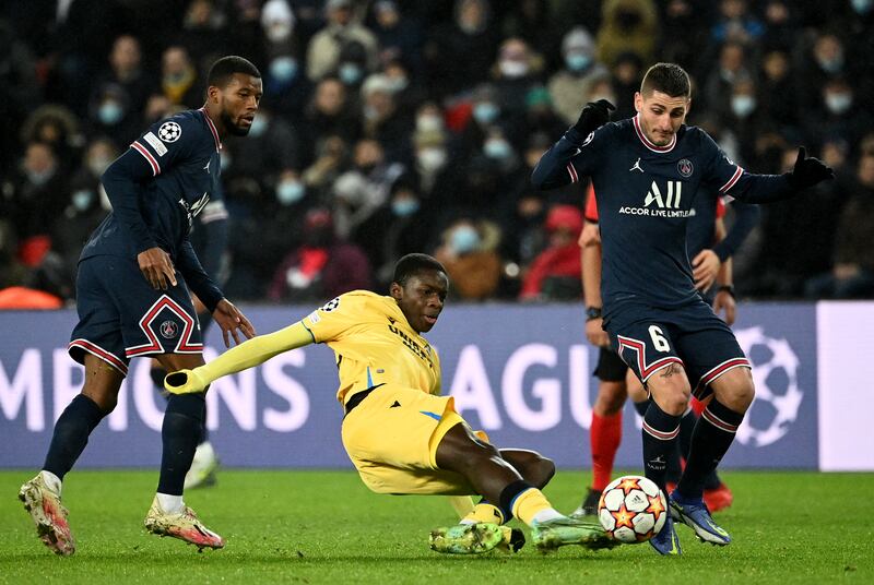 Noah Mbamba (Balanta, 69’) - 3, Didn’t look up to the game’s pace and gave the ball away cheaply to start the move that resulted in PSG’s penalty. AFP