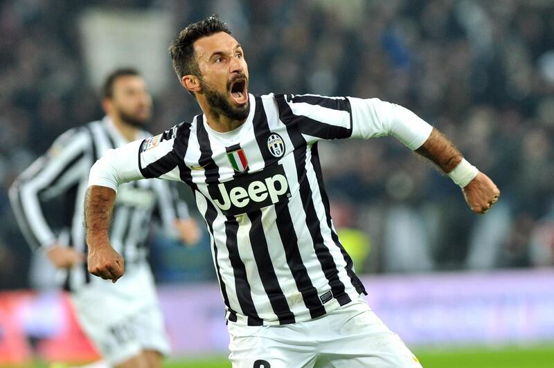 Juventus forward Mirko Vucinic, from Montenegro, has scored 21 goals for the Serie A side. His agent is now said to be in the UAE to negotiate a deal with Al Jazira Massimo Pinca / AP Photo

