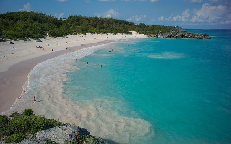 epa06311387 (FILE) - Horseshoe Bay beach in Southampton, Bermuda, 16 June 2017 (reissued 06 November 2017). Media reports on 05 November 2017 state that a leak of financial documents dubbed the Paradise Papers with 13.4 million documents has revealed how powerful and ultra-wealthy people secretly invest vast amounts of cash in offshore tax havens. The vast majority of the transactions involve no legal wrongdoing. According to the reports, the leaked documents allegedly originate from the Bermuda-based lawfirm Appleby and were obtained by German newspaper Sueddeutsche Zeitung and shared among the ICIJ, the International Consortium of Investigative Journalists.  EPA/CJ GUNTHER