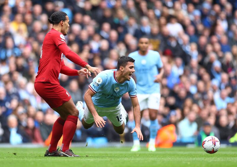 Rodri - 7. Had City's first shot on target with a shot that went straight into the hands of Alisson. Lucky to have escaped a red card after he made two bookable fouls with a space of two minutes in the first half. Reuters