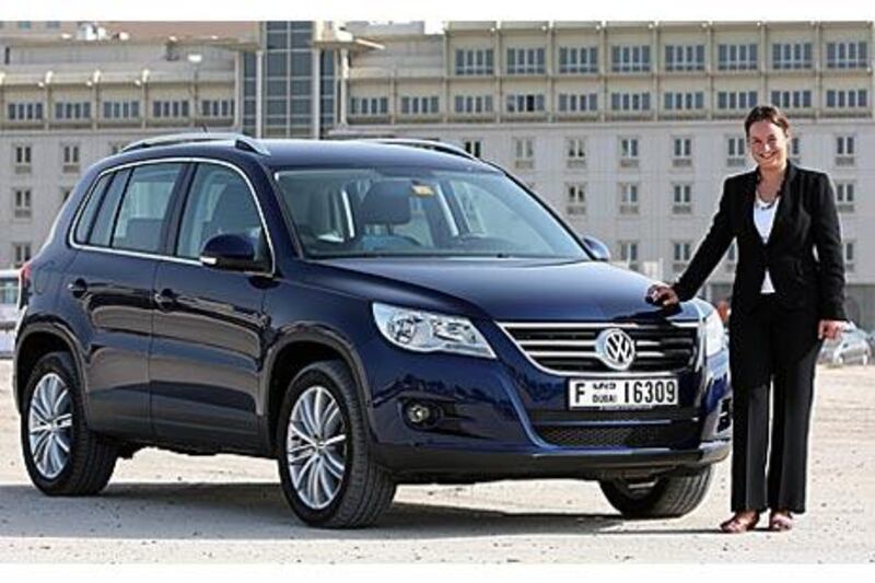 Having arrived in Dubai less than a year ago, Jolanda Pas was intending to buy a cheap second-hand car, before she spotted her new VW Tiguan.