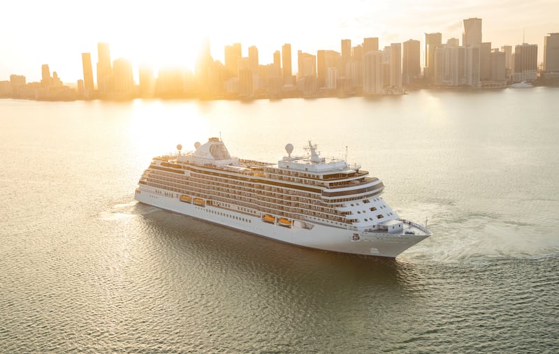The cruise is scheduled to finish its journey in New York on June 1, 2027