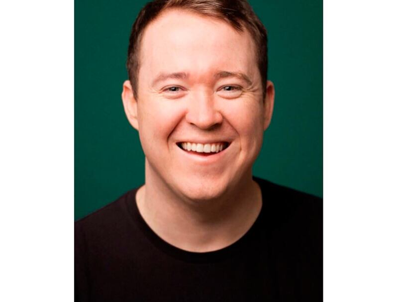 This photo released by NBC shows Shane Gillis who was to join the cast of "Saturday Night Live," premiering its 45th season on Sept. 28. "Saturday Night Live" rescinded its invitation to Gillis who posted a video last year in which he used a racial slur for Chinese people and derided Asians trying to learn English. (Phil Provencio/NBC via AP)