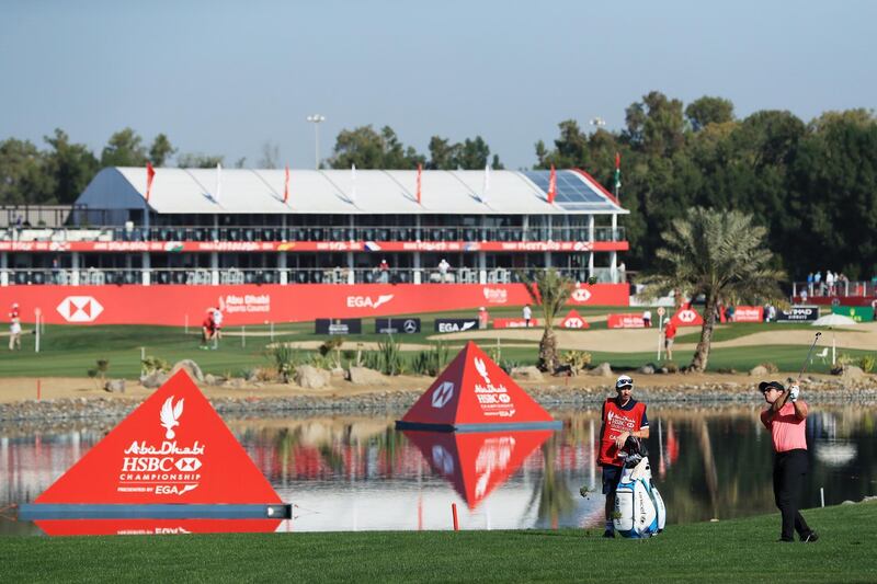 Paul Casey in action on Day 2 of Abu Dhabi HSBC Championship, presented by EGA.  Andrew Redington /Getty Images