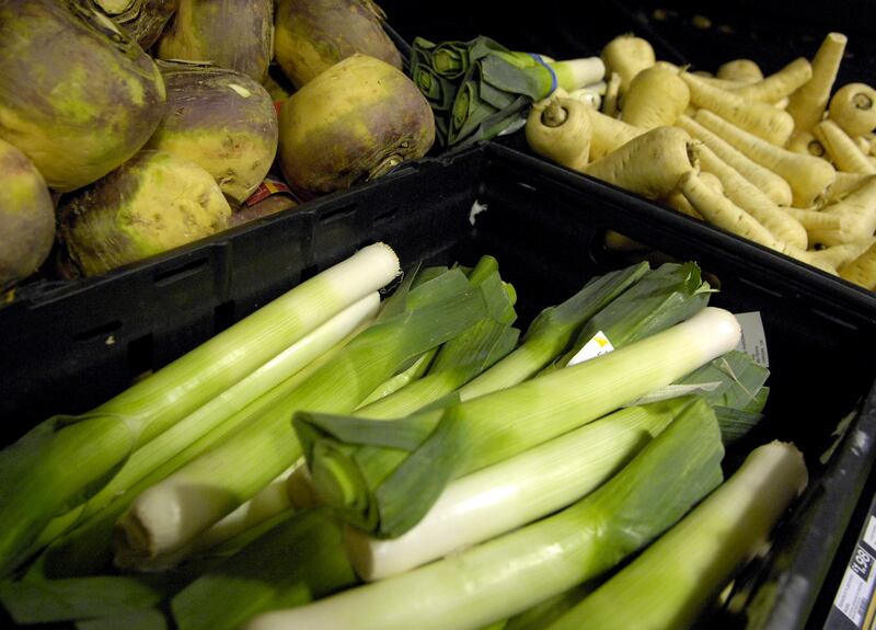 In the UK, growers have warned that a leek shortage will see British-grown supplies exhausted by April. PA