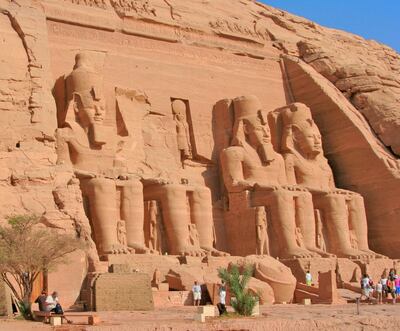 Abu Simbel near Aswan, Egypt. 