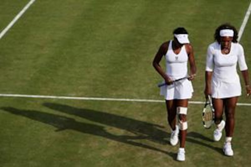 The Williams sisters will walk on to Centre Court tomorrow to contest the women's final, their 21st competitive meeting.