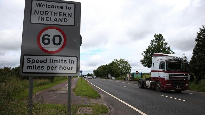 The land border separating Northern Ireland from the Republic of Ireland exists in maps but is barely felt in everyday life. Brian Lawless / Associated Press