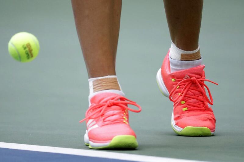 Angelique Kerber, of Germany, prepares to serve to Karolina Pliskova. Julio Cortez / AP Photo