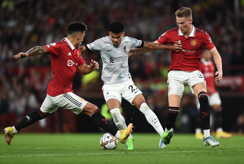Scott McTominay 7. A surprise starter and he came out flying. Which he needed to do after performances this season. Scooped the ball away as Liverpool tried to get a goal back after 56, then blocked a 74th minute attack. 
EPA