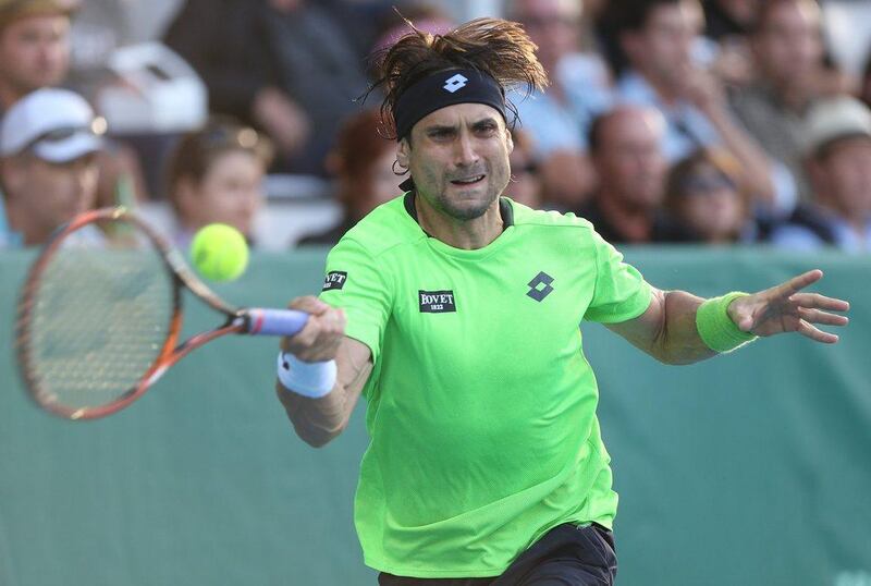 David Ferrer reached the quarter-finals at the Auckland Open on Wednesday. Fiona Goodall / Getty Images