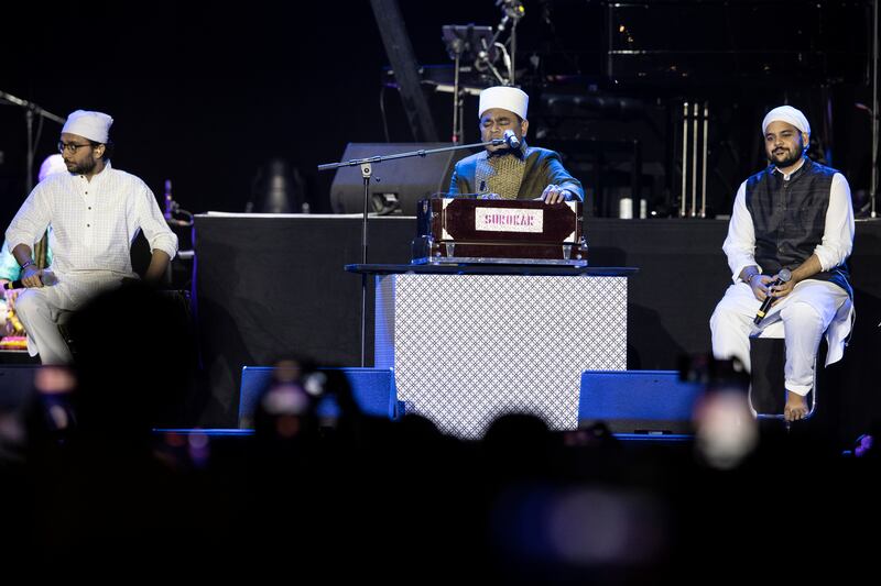 The show, titled 'Once More', began on a sedate note, with Rahman performing a few of his Sufi-inspired hits.