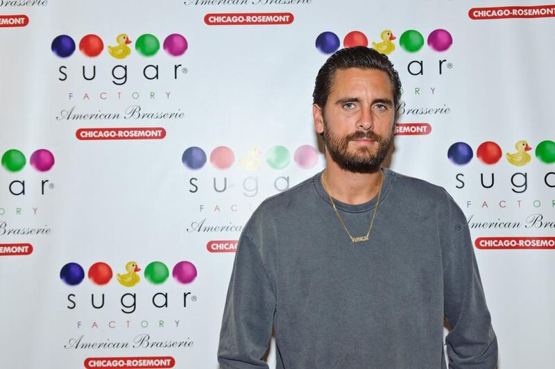Scott Disick was due to open the first Sugar Factory American Brasserie outside of the United States on October 14 but the event has now been postponed. Courtesy Timothy Hiatt / Getty Images