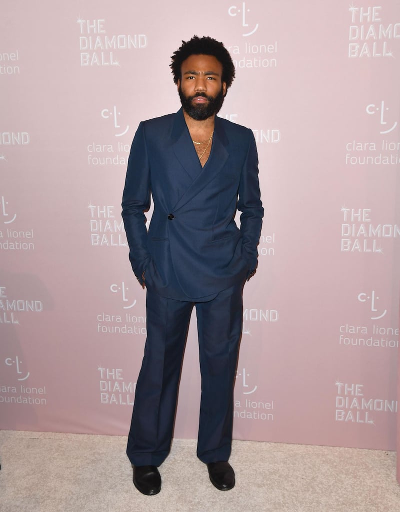 Donald Glover aka Childish Gambino took to the stage. AFP