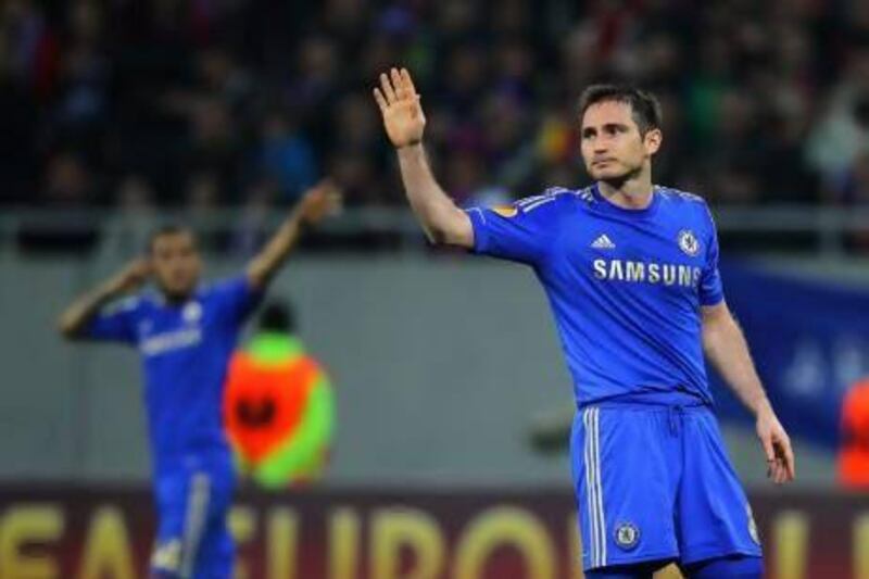 Frank Lampard is considered among the greatest players at Chelsea alongside the likes of Gianfranco Zola and Didier Drogba. Robert Ghement / EPA