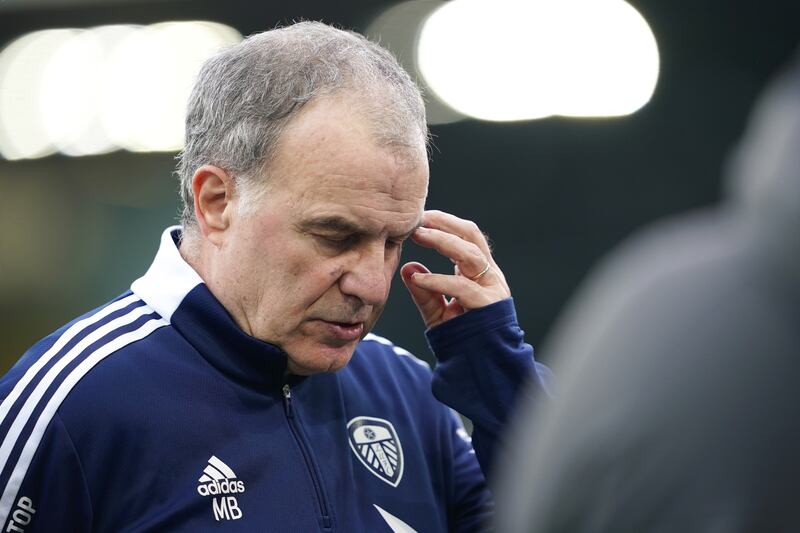 Marcelo Bielsa, 66, was appointed Leeds head coach in June 2018. He leaves with the Whites two points above the Premier League relegation zone. PA