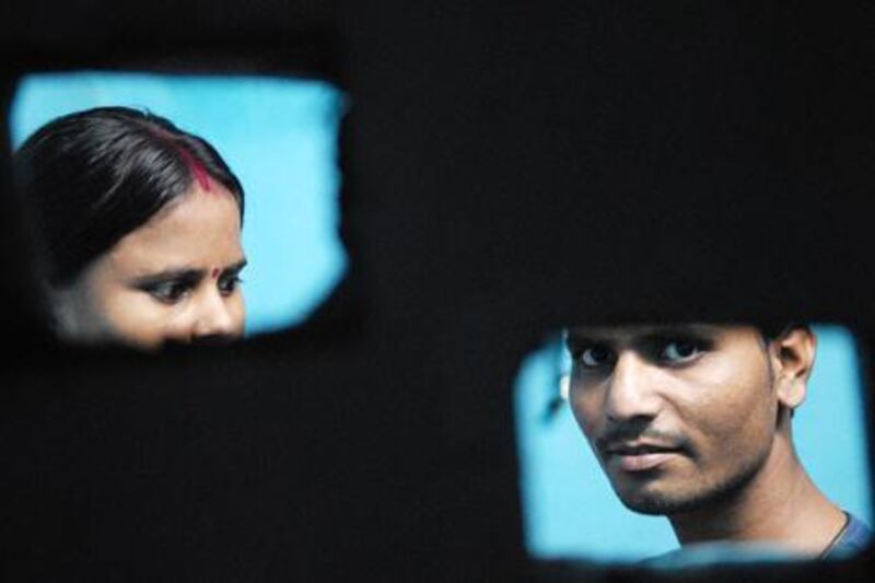 Aarti, 19, and Sanjay, 21, were rescued by the Love Commandos after repeated attempts by Aarti’s mother to sell her, rather than see her marry ‘beneath’ her caste.