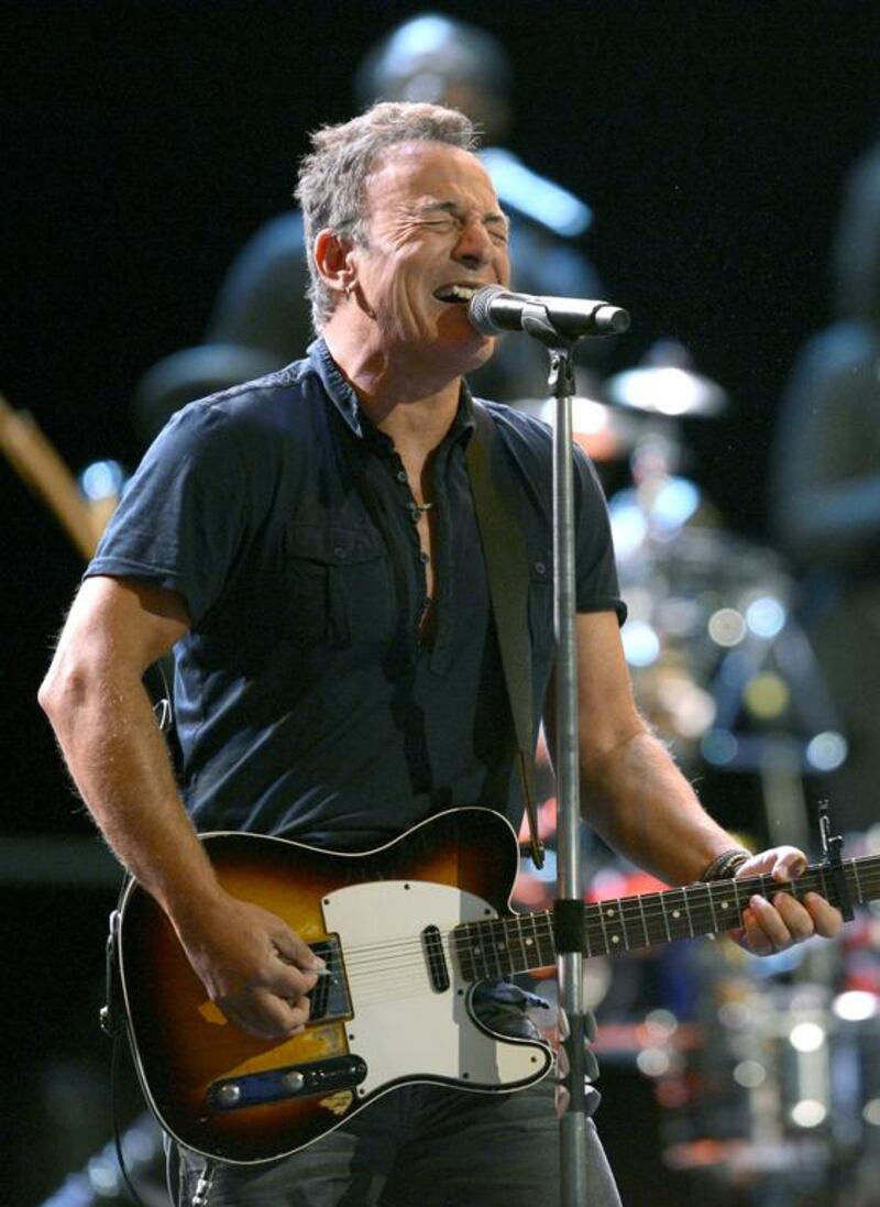 Bruce Springsteen performing in Australia last year. Dan Peled / EPA