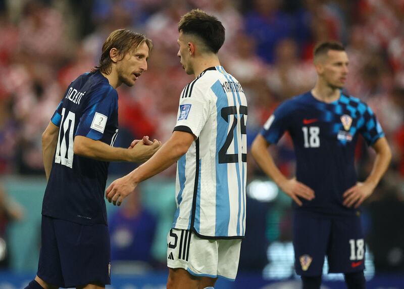 SUBS: Lisandro Martinez - 7. On for Paredes on 61. A bit of bite as he helped Argentina reach a sixth World Cup final, including two of the past three - the Messi era. 
Reuters