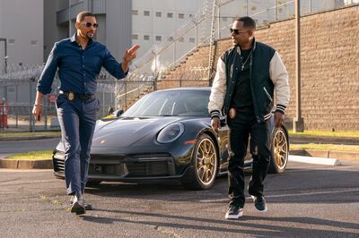 Will Smith, left, and Martin Lawrence return once again as buddy cops in Bad Boys: Ride or Die. AP