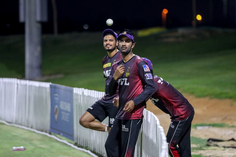 Players practice at Tolerance Oval.