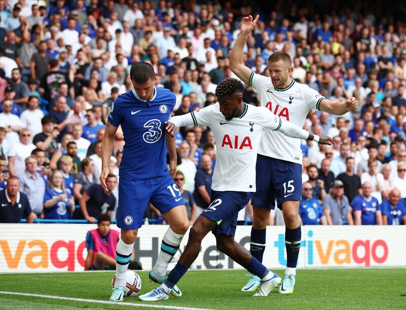 Emerson Royal – 3: Did not track Koulibaly for the opener and was punished as a result. Like Sessegnon, struggled to get involved in any attacks as Chelsea nullified the wing-backs threat. Reuters