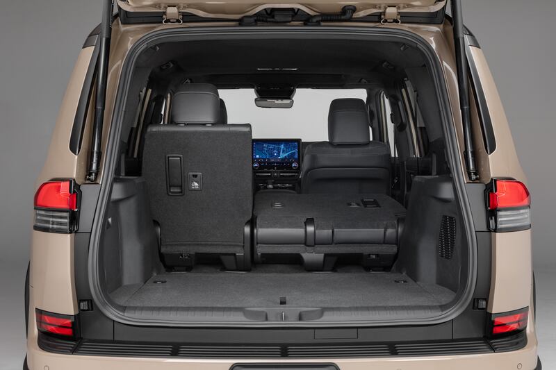 The new GX will feature a rear lift door that can be opened with a kick sensor