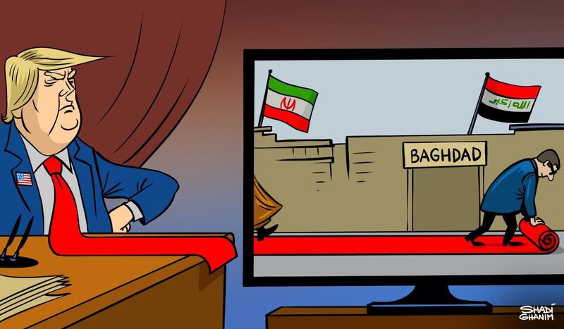 Shadi Ghanim's take on Iranian President Hassan Rouhani's first official visit to Iraq