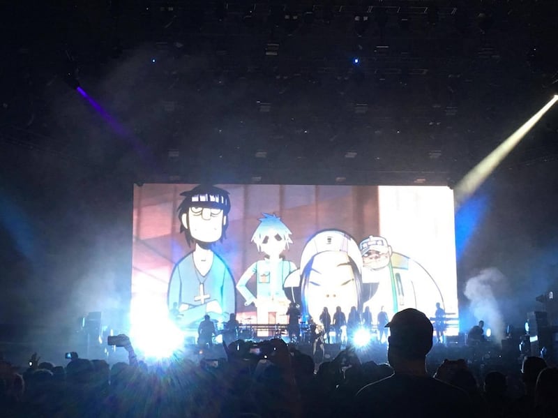 The Gorillaz perform at the Autism Rocks Arena as part of Fiesta de Los Muertos. Photo by Amanda Dale
