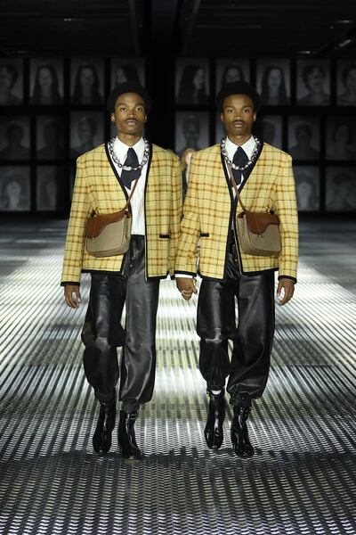 Gucci's twin spring/summer 2023 show. Photo: Gucci