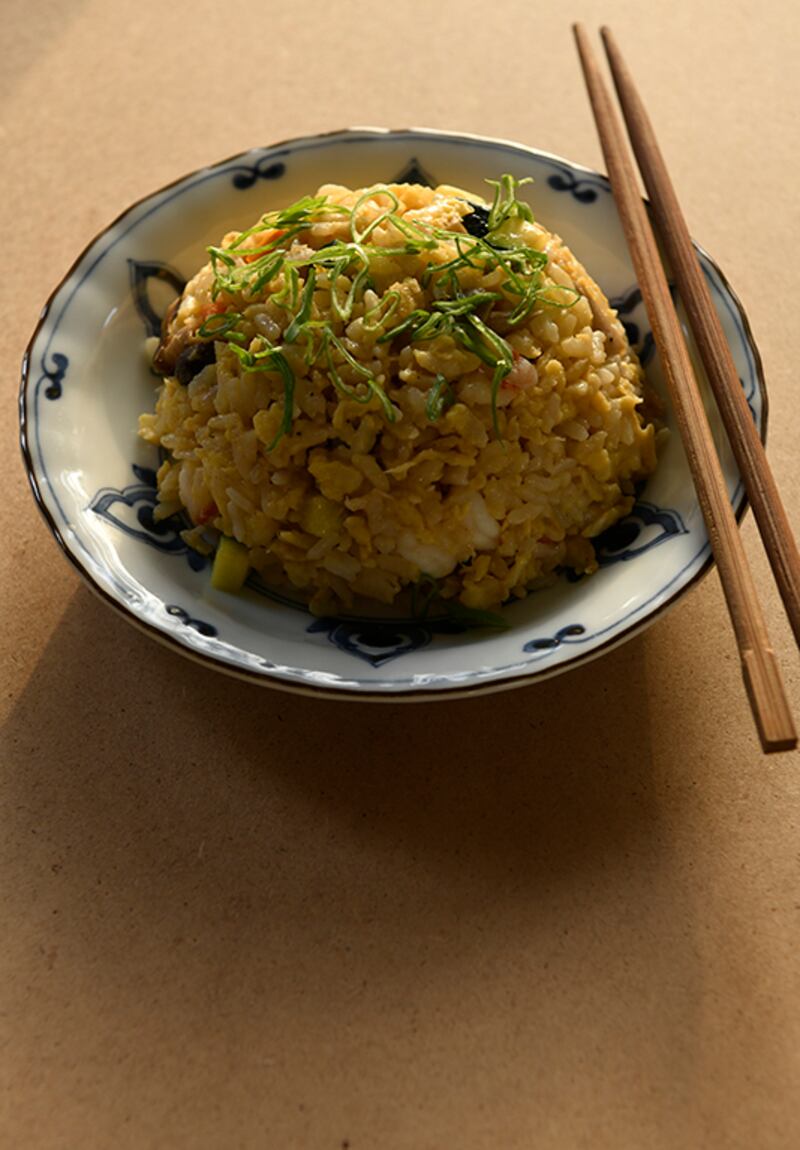 Stir-fried rice.