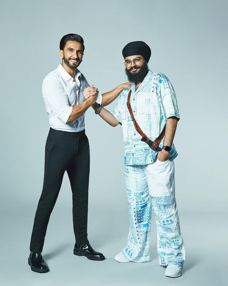 Bollywood star Ranveer Singh announced his collaboration with Hemkunt Foundation, a non profit working against poverty and for disaster relief. Photo: Instagram / ranveersingh