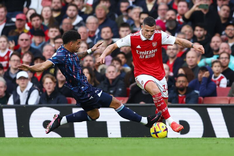 Morgan Gibbs-White - 4, Tried to make things happen but couldn’t find the pass when he threatened to break through, although he put in a decent free-kick delivery for Kouyate. Was booked moments before half time for an overzealous challenge on Xhaka and was quiet in the second period before coming off. Reuters