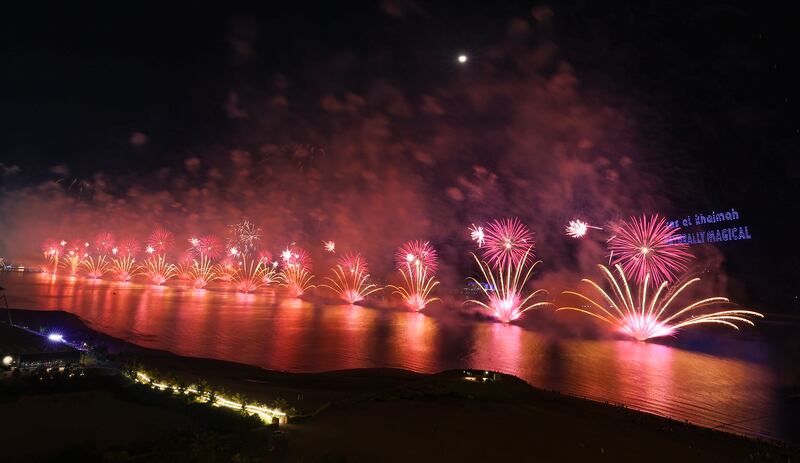 Ras Al Khaimah rang in the New Year with a record-breaking fireworks display. All photos: Visit Ras Al Khaimah