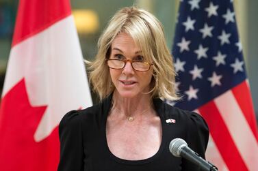 Kelly Knight Craft is currently US ambassador to Canada. AP.