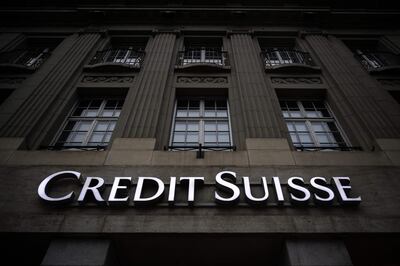 Credit Suisse in Bern, Switzerland. AFP